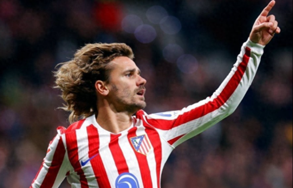 弘利配资 向格列兹曼致敬! 替补上场后梅开二度, 还破了西甲10年纪录